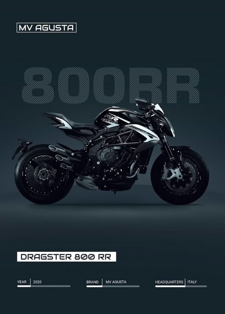 📌mv agusta dragster 800 rr 🏍 aesthetic motorcycle wallpaper superbike poster series part 1
